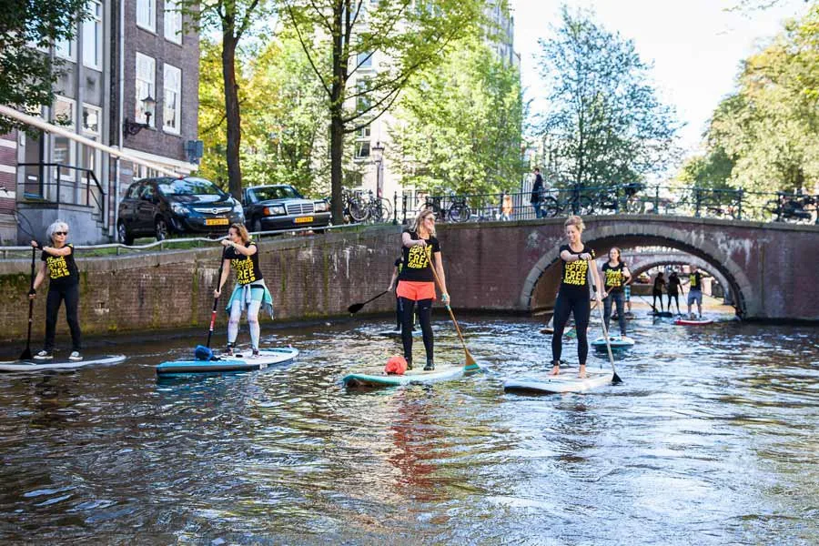 Suppen door de grachten